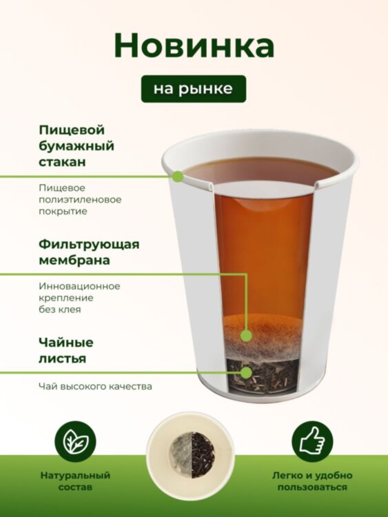 Чай черный в чайном стаканчике "Индийская ночь" 10шт